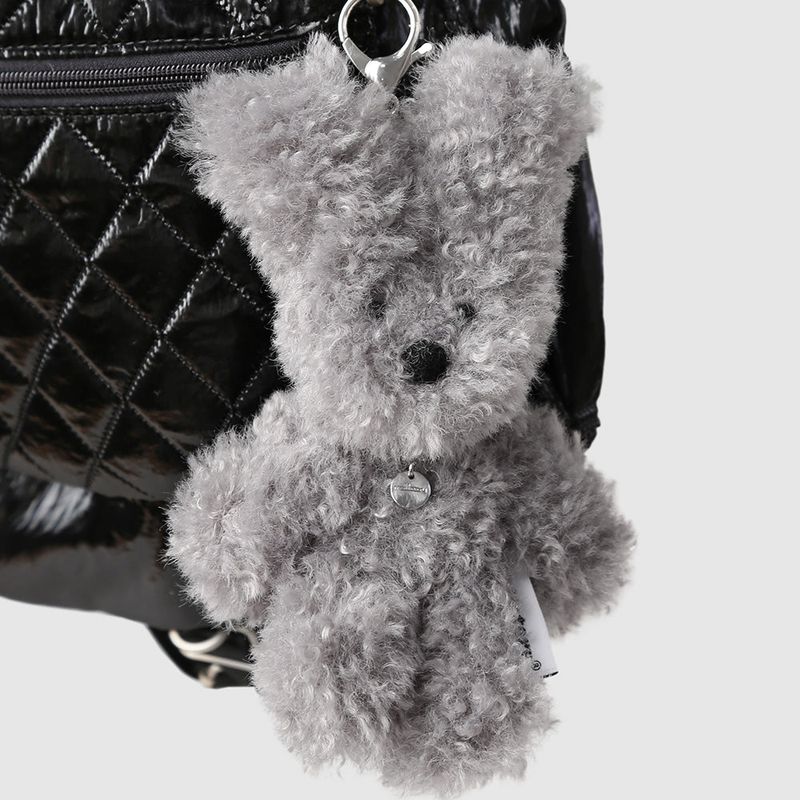 BOUCLE RABBIT KEYRING (GRAY)