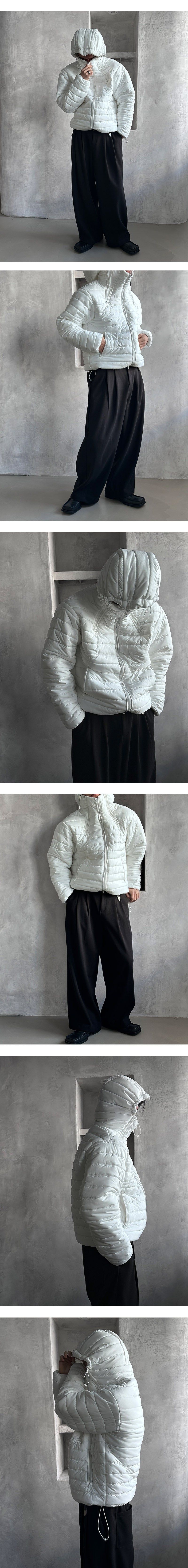 [UNISEX] Soft zipper light padding(3color)