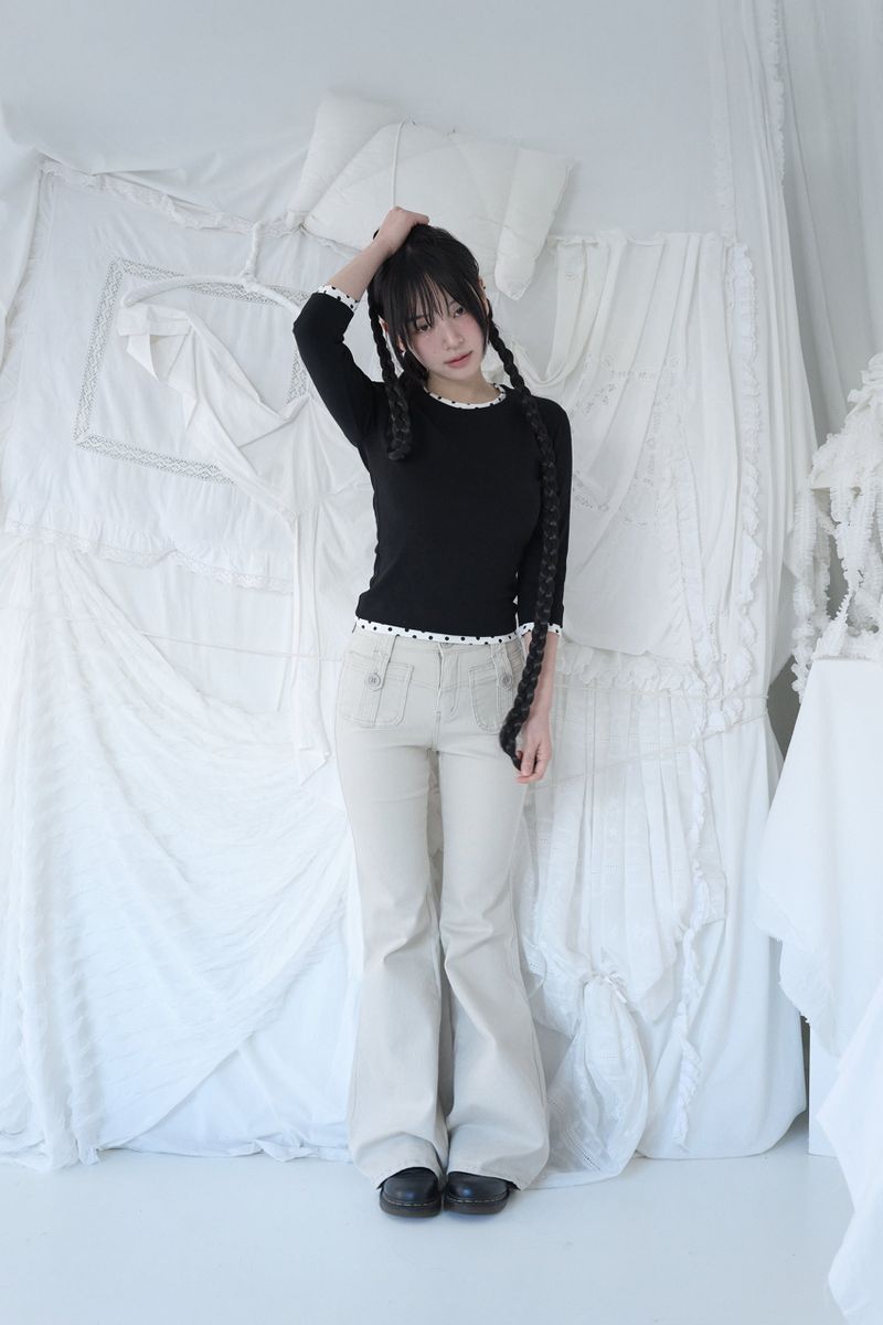 MINI DOT TRIM T BLACK