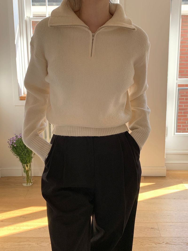 [MADE] [Wool Napping] Winter Warm Pintuck Wide Slacks
