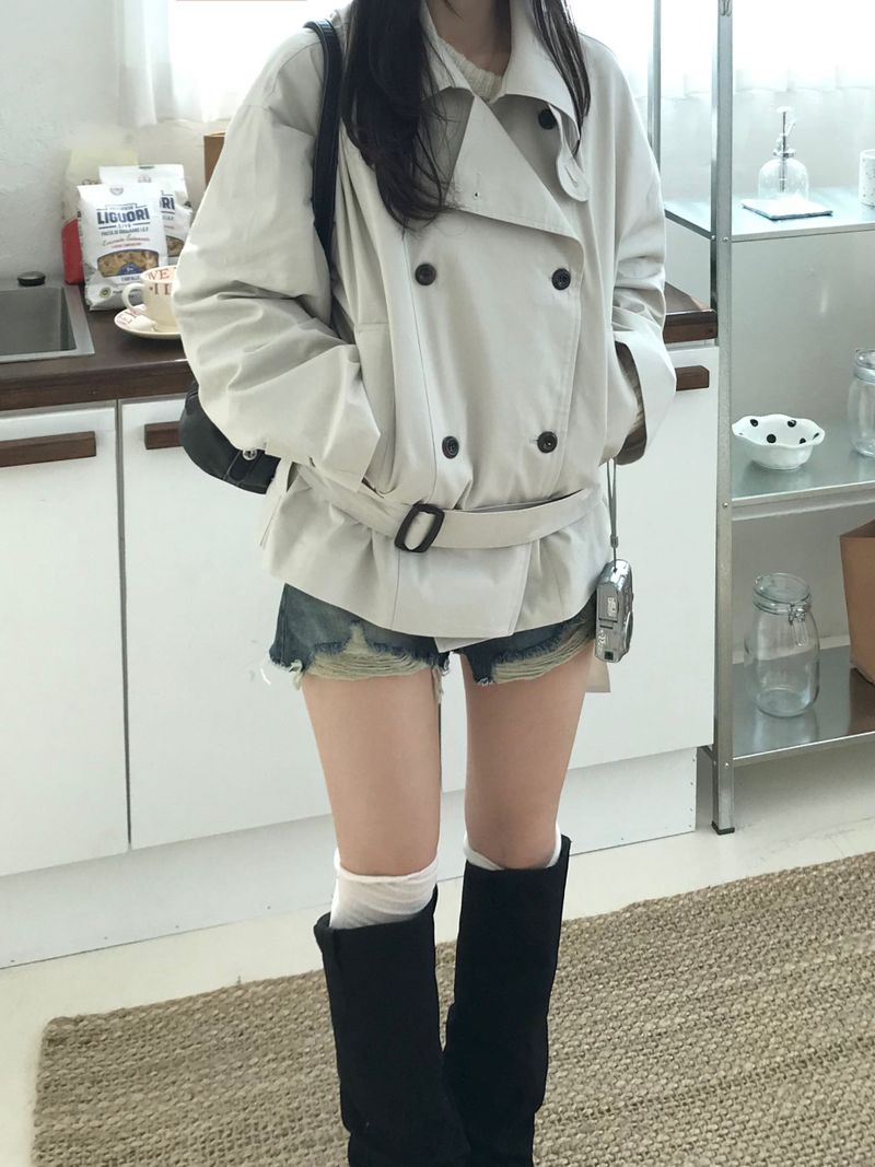 Root Short Trench Jacket (3 colors)