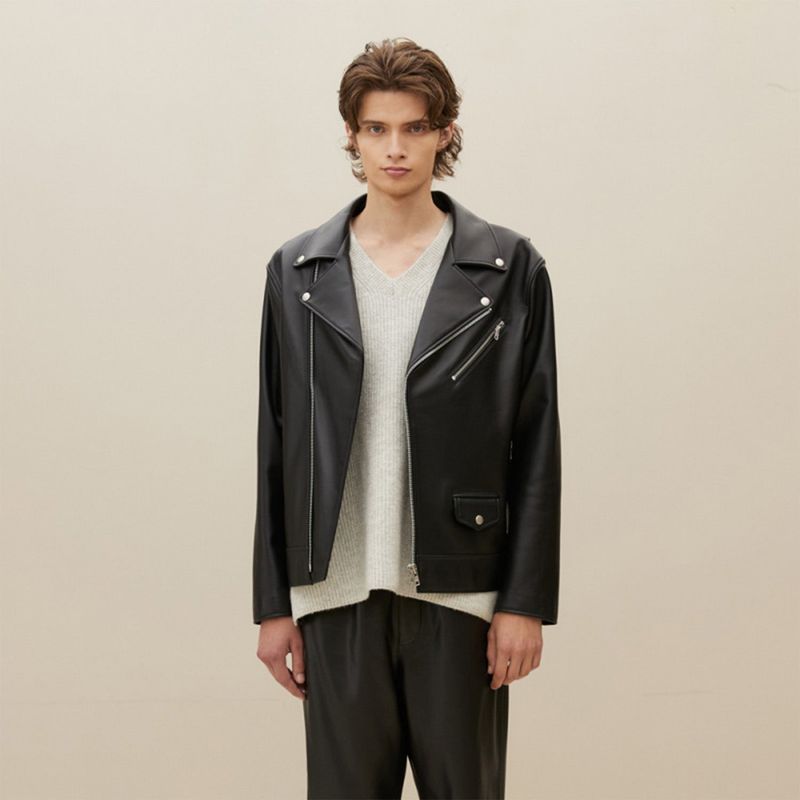 SPERONE(スペロネ)の「LAMBSKIN SNAP RIDER JACKET()」