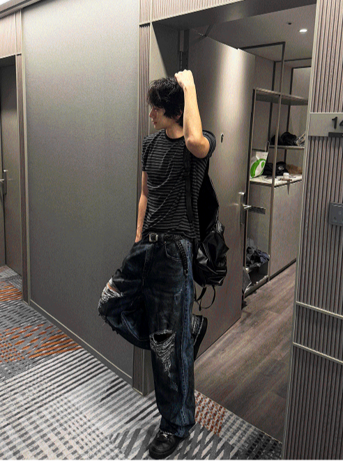 Summer Distressed Denim Pants