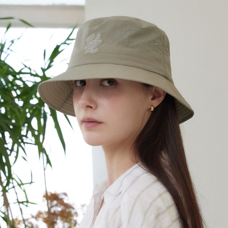 Flow VZ Nylon Stitch Patch Bucket Hat Khaki