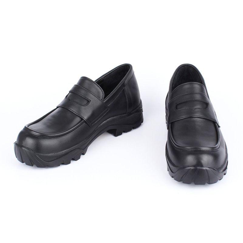 DAVID STONE LEATHER LOAFER (track vibram edition)