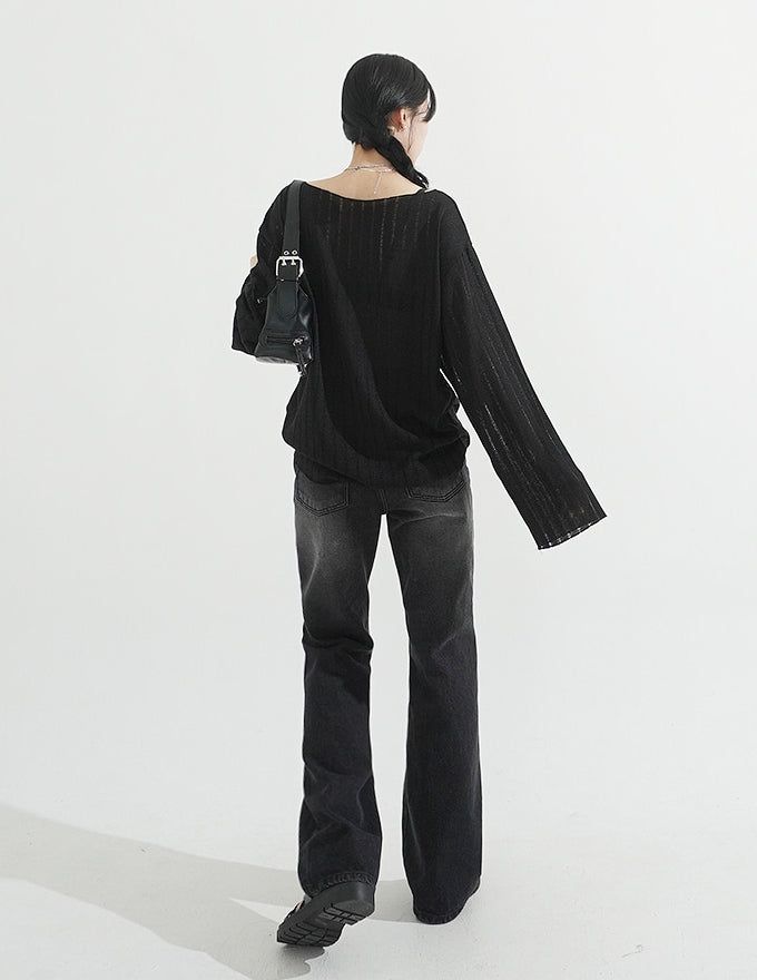 See-through Scotch Knit