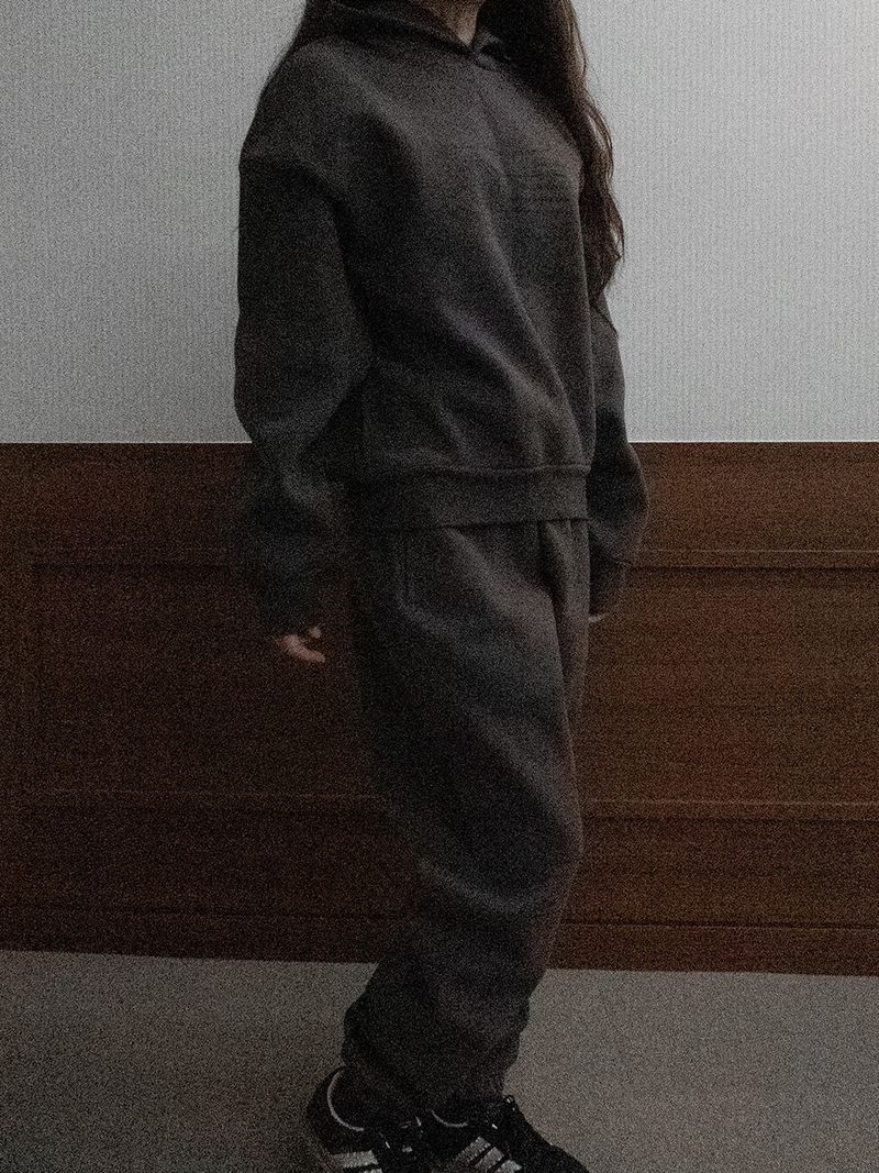 Bow in pocket Jogger Pants (grey)