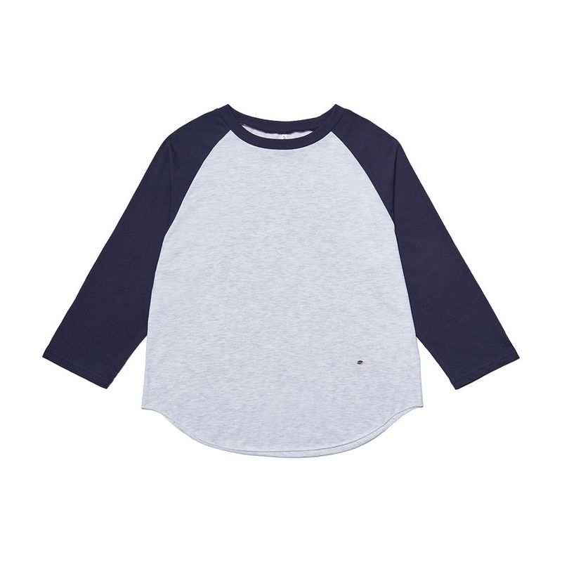 Cozy Mellow Charm Raglan Top_Navy