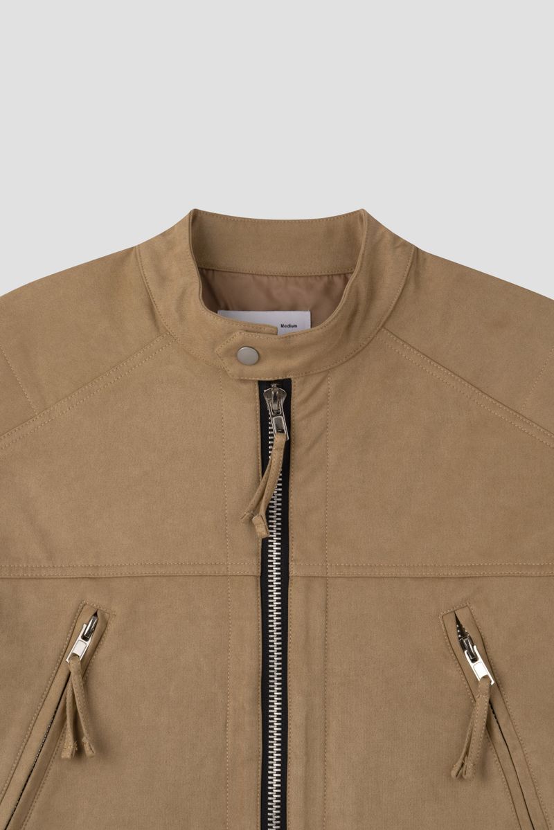 MG Suede Biker Jacket (3 colors)