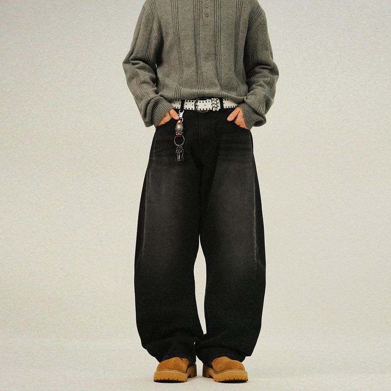 SEMIKAJI（セミカジ）の「MA DAY Straight Curved Denim Pants（Pants）」