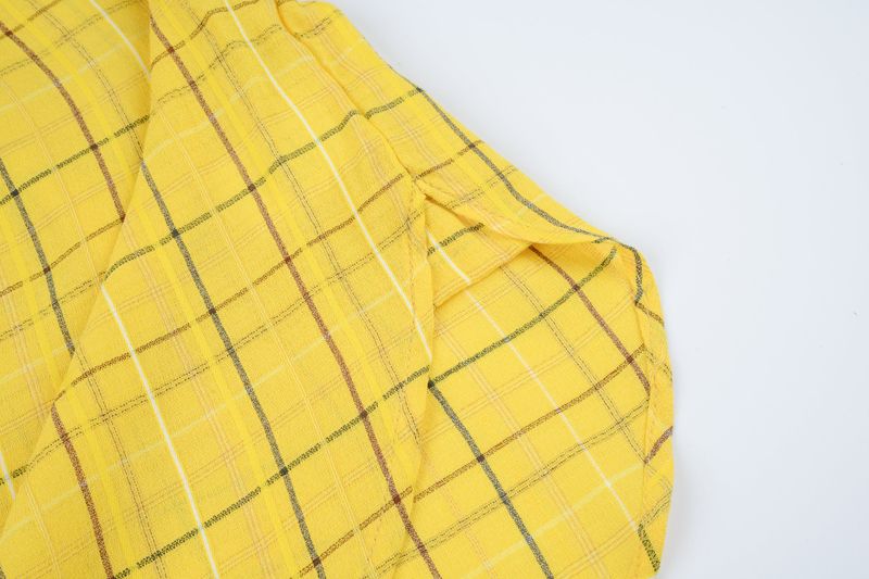 YELLOW FRINGED SHIRT