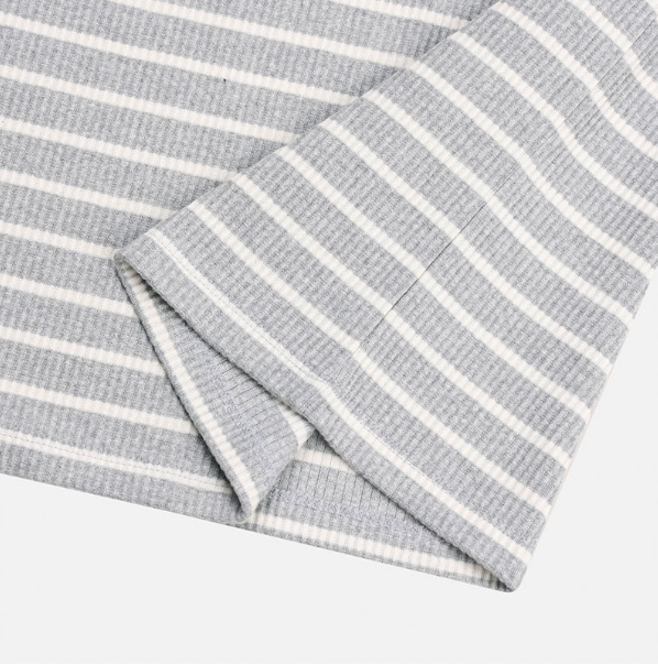 [S/S] Stripe henry neck sleeveless(3color)