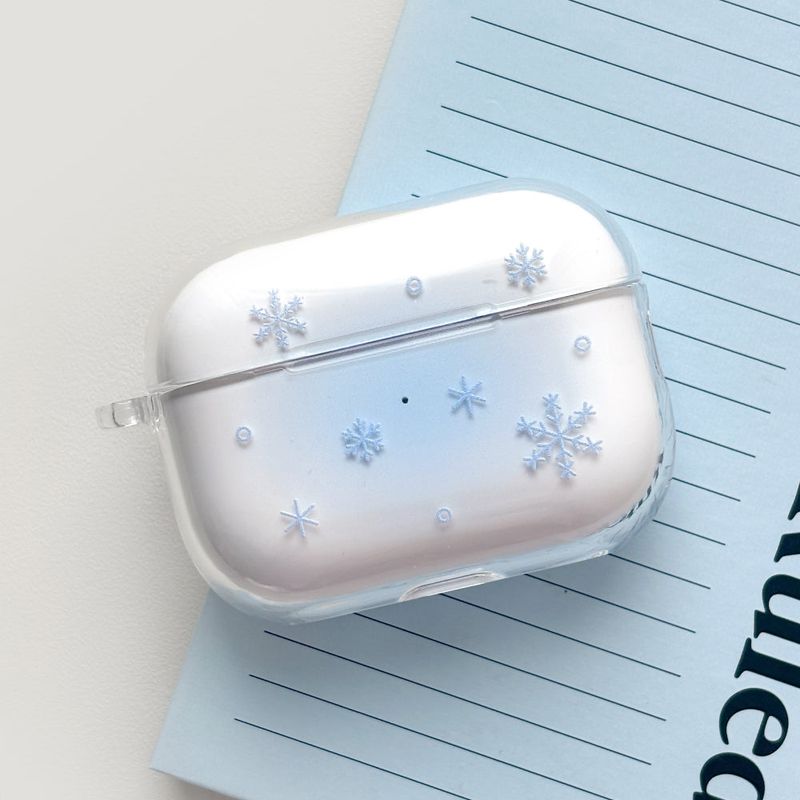 Monani Studio（モナニースタジオ）の「[AirPods] Winter Snow hard case (Blue)(only case)（Smartphone Accessories）」