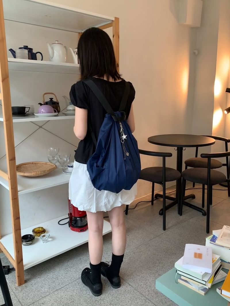 coferry（コフェリー）の「折りたたみバックパック(ネイビー)（バッグ）」