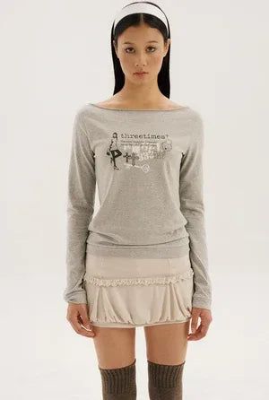Marlene tee - gray