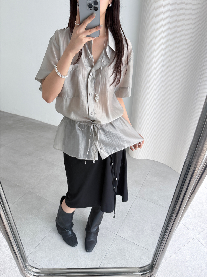 メローストリングシャツ (3color)