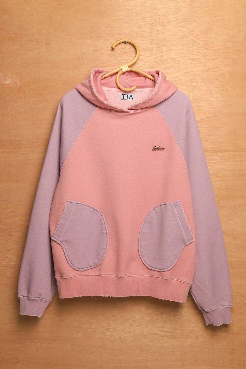 BOXER HOODSHIRTS WITH BADGE-TROPHY PINK