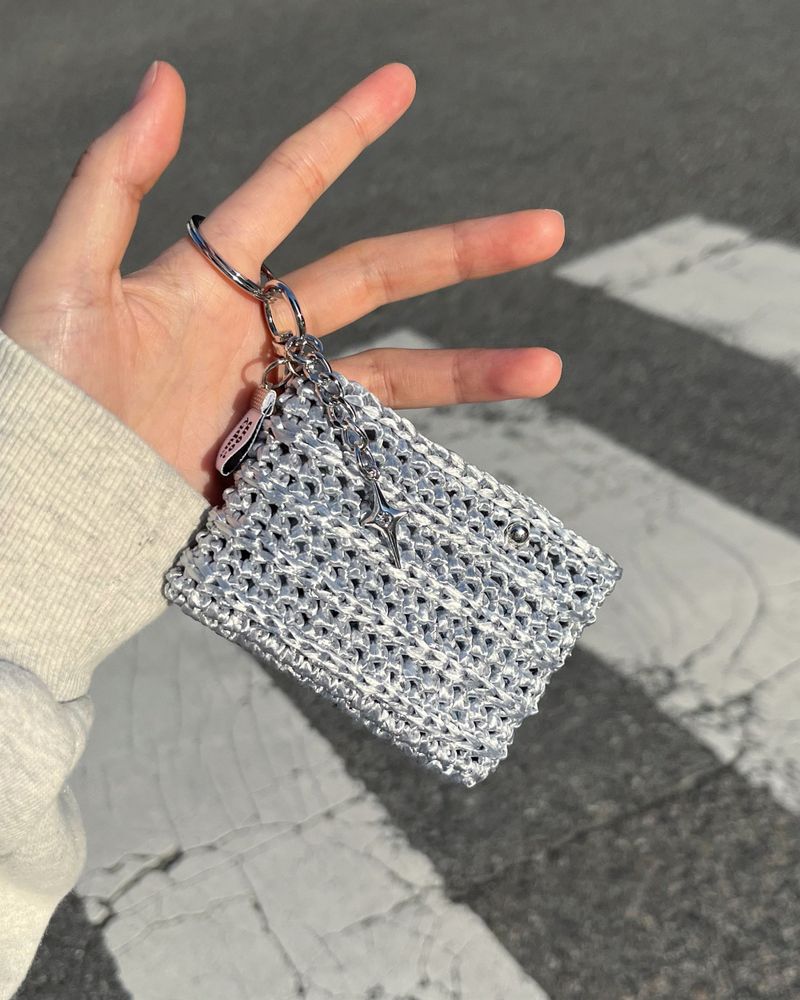 button card wallet (silver)