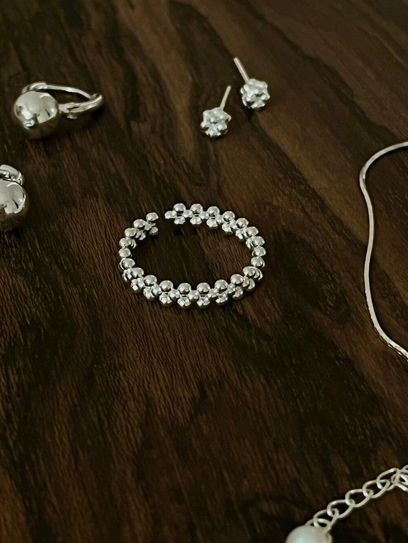 (silver925) Lune free ring
