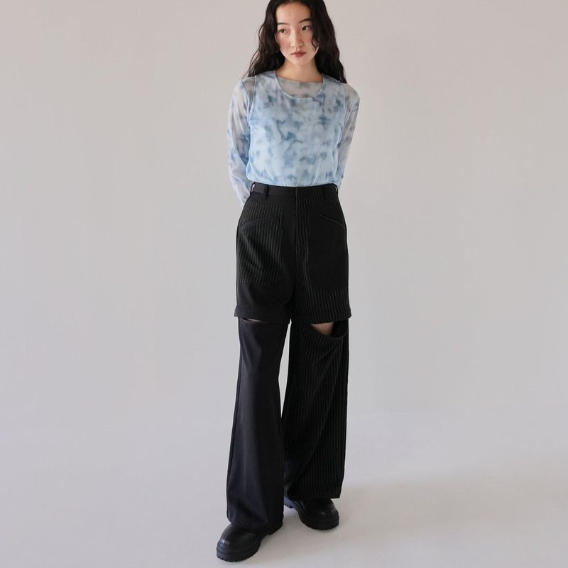 3way stripe pants