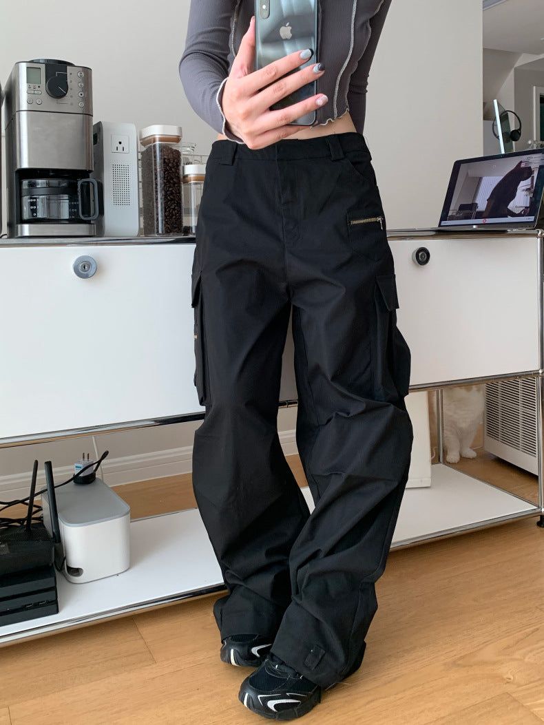 Reality Zipper Wide Cargo Pants