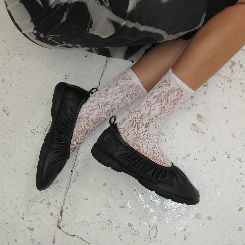Scrunch 0042. Ballet Sneakers - 3colors