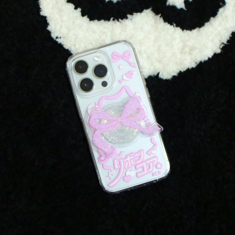 【MADE】Ribbon Glitter Smart Tok / Pesto 25.