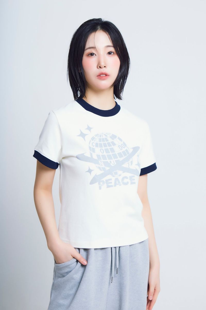 universe print ½T-shirts_ivory/navy