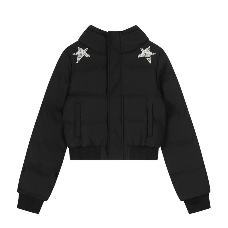 Energetic Star Crop Padded Jumper