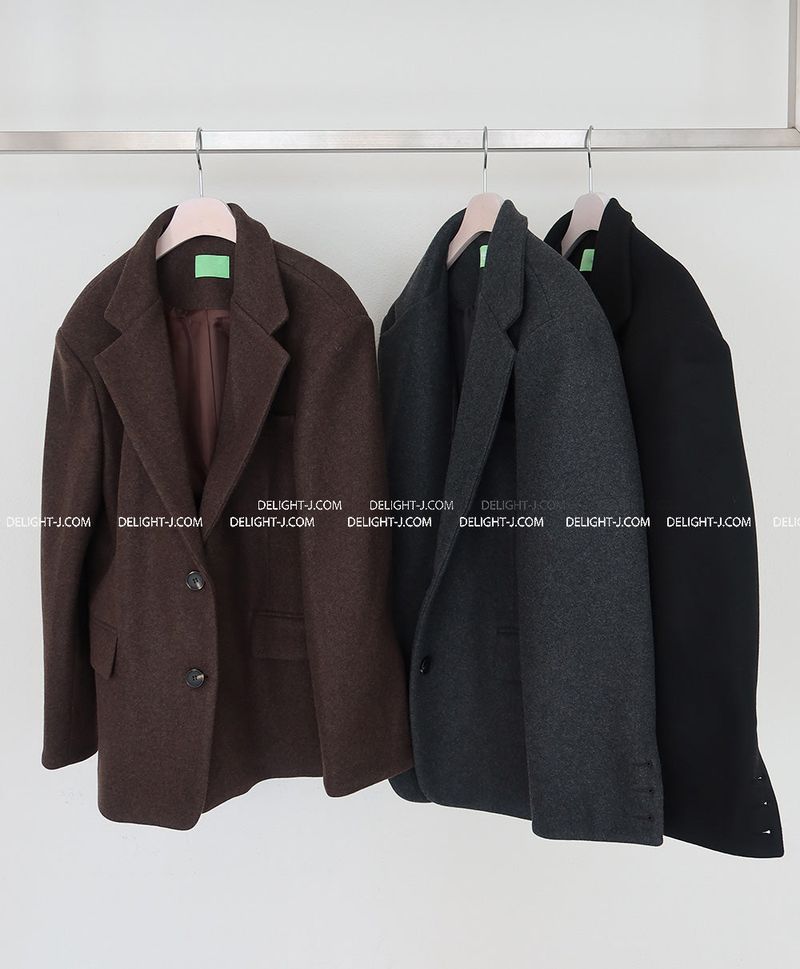 Norma Oversized-Fit Wool Half Coat