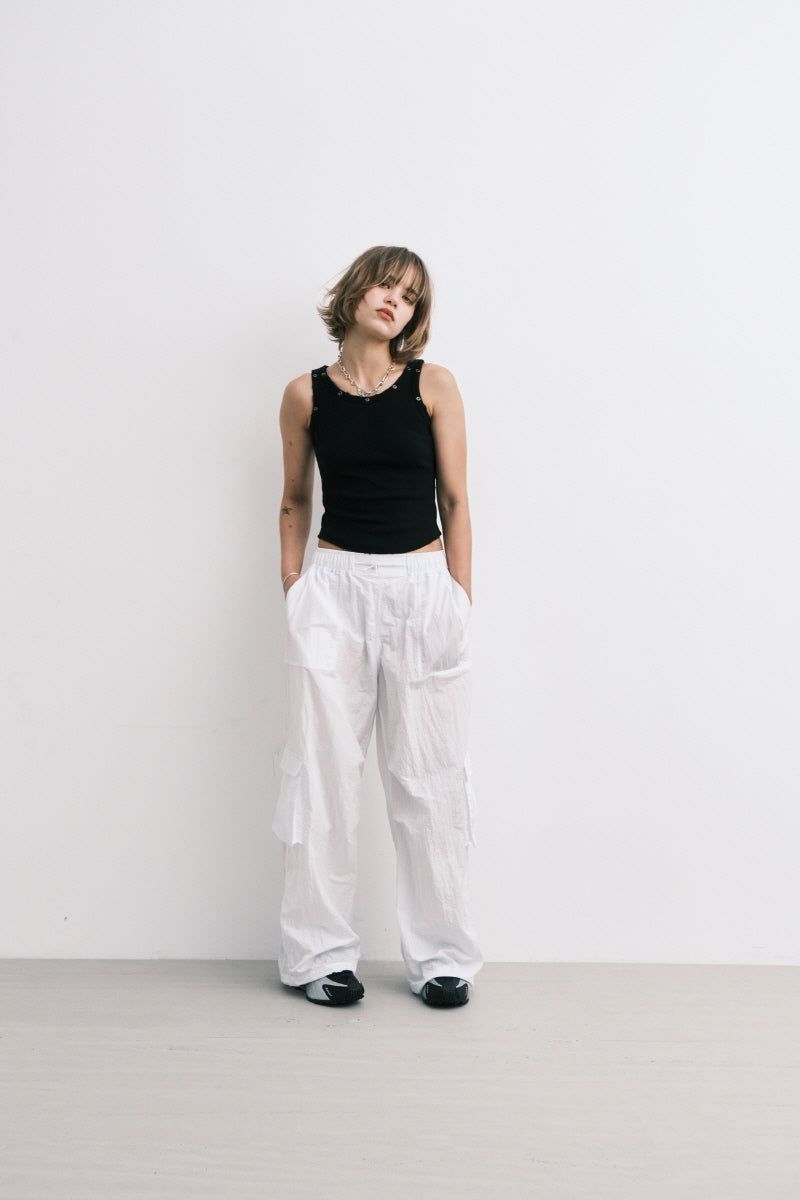 sh cargo pants (white)