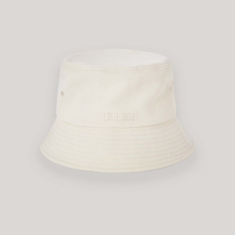 Cream Ribbon Cotton Hat