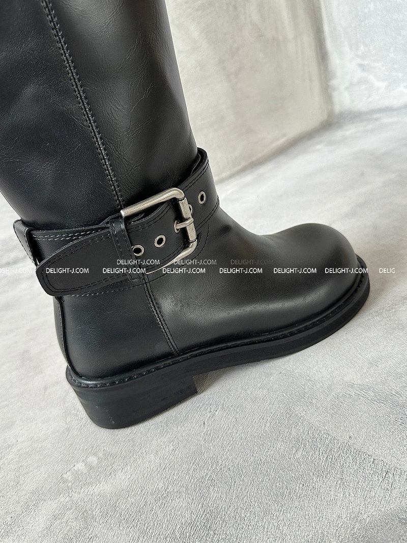 Buckle 4 cm Middle Boots