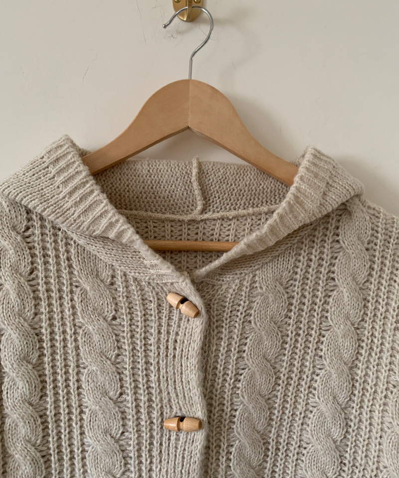 Tteokbokki hoodie cardigan