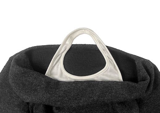 Lance Shirring Halter Drape Off-Shoulder Knit