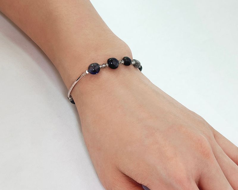 GEM STONE IOLITE BRACELET