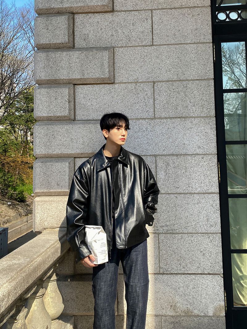 ASCLO(エジュクロ)の「Kant Overfit Hidden Single Rider Jacket (2color)(Jackets/Outerwear)」