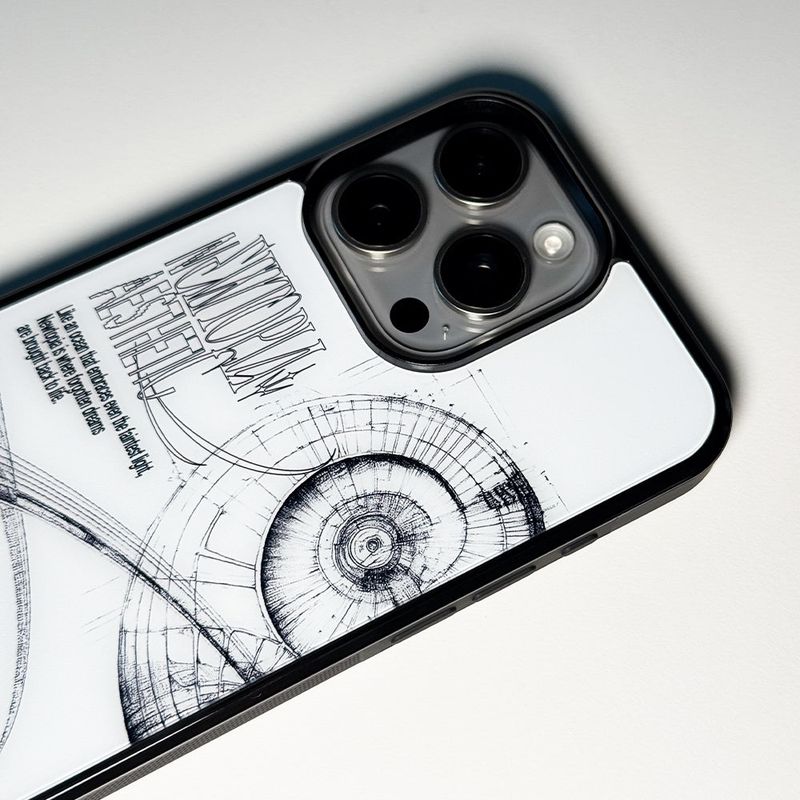 Newtopia Aesthetic Phone Case (Glass)