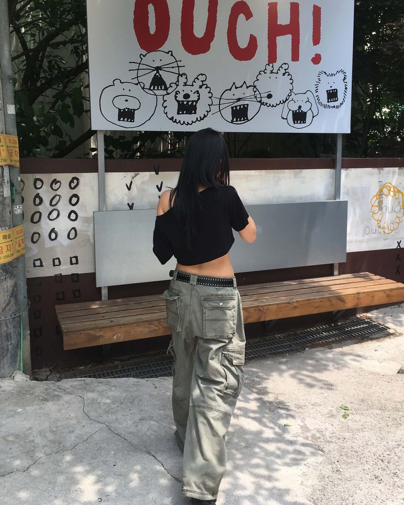 Pigment pocket cargo pants