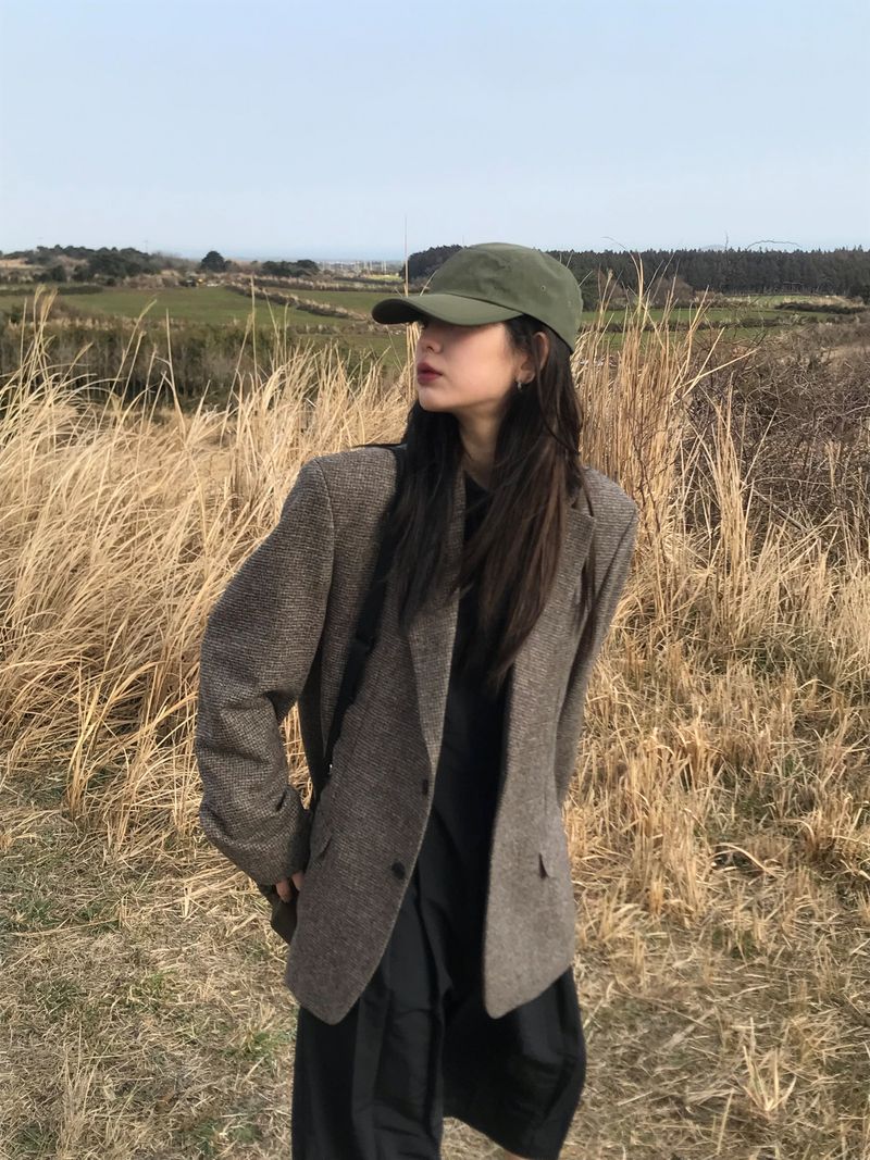 Tom check jacket