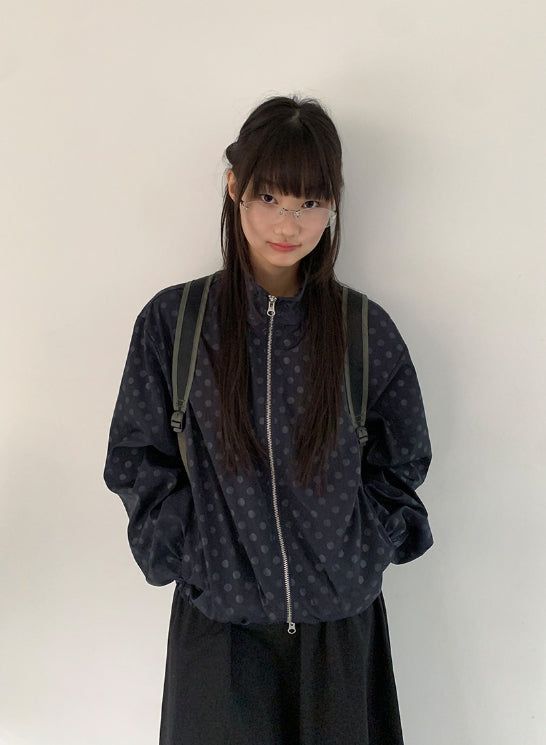 Hapeul Two-Way Dot Windbreaker