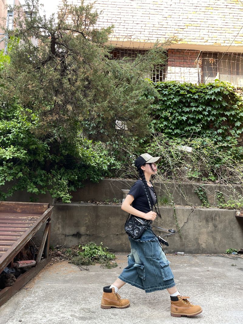 Origin Vintage Cargo Denim Bermuda Pants