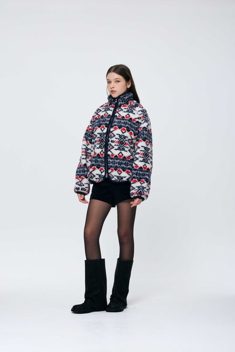 NORDEN FLEECE JACKET / NAVY