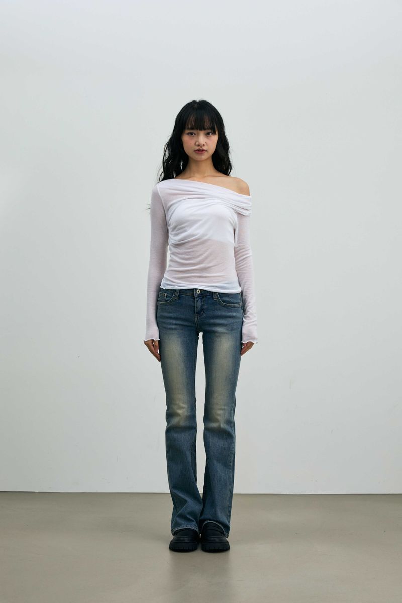 ARIKIM（アリキム）の「ELIN DRAPE OFF-SHOULDER TOP / WHITE（Tops）」
