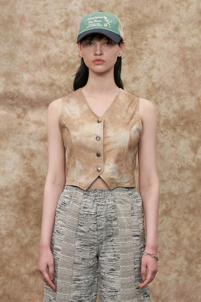 [22S] BACK SLIT VEST