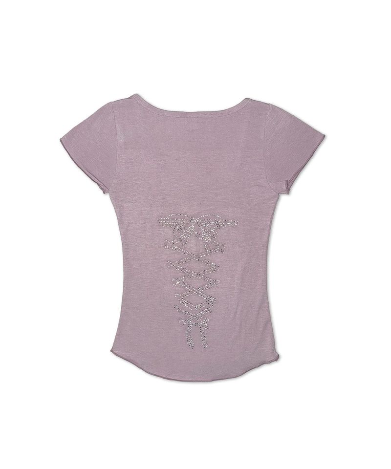exy corset glitter tee (4colors)
