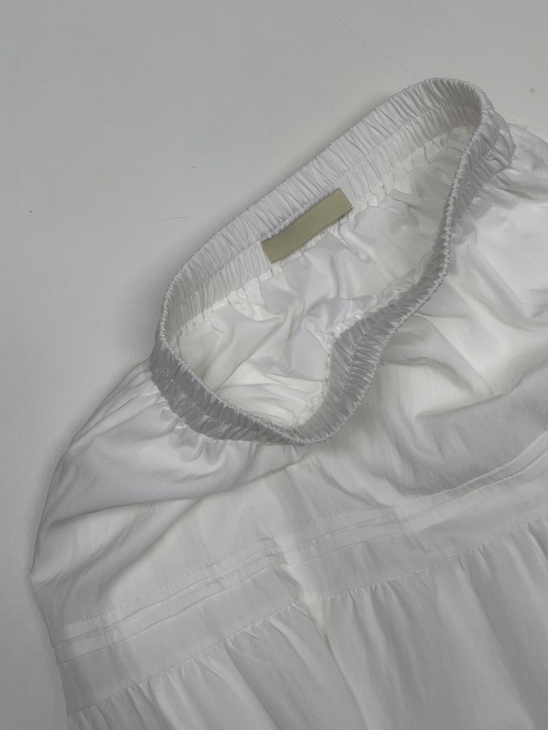 Layered Tiered Flare Long Skirt