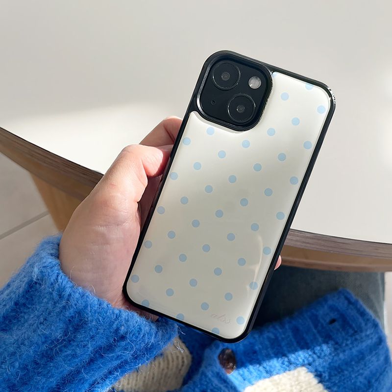dot epoxy bumper case(ivory)