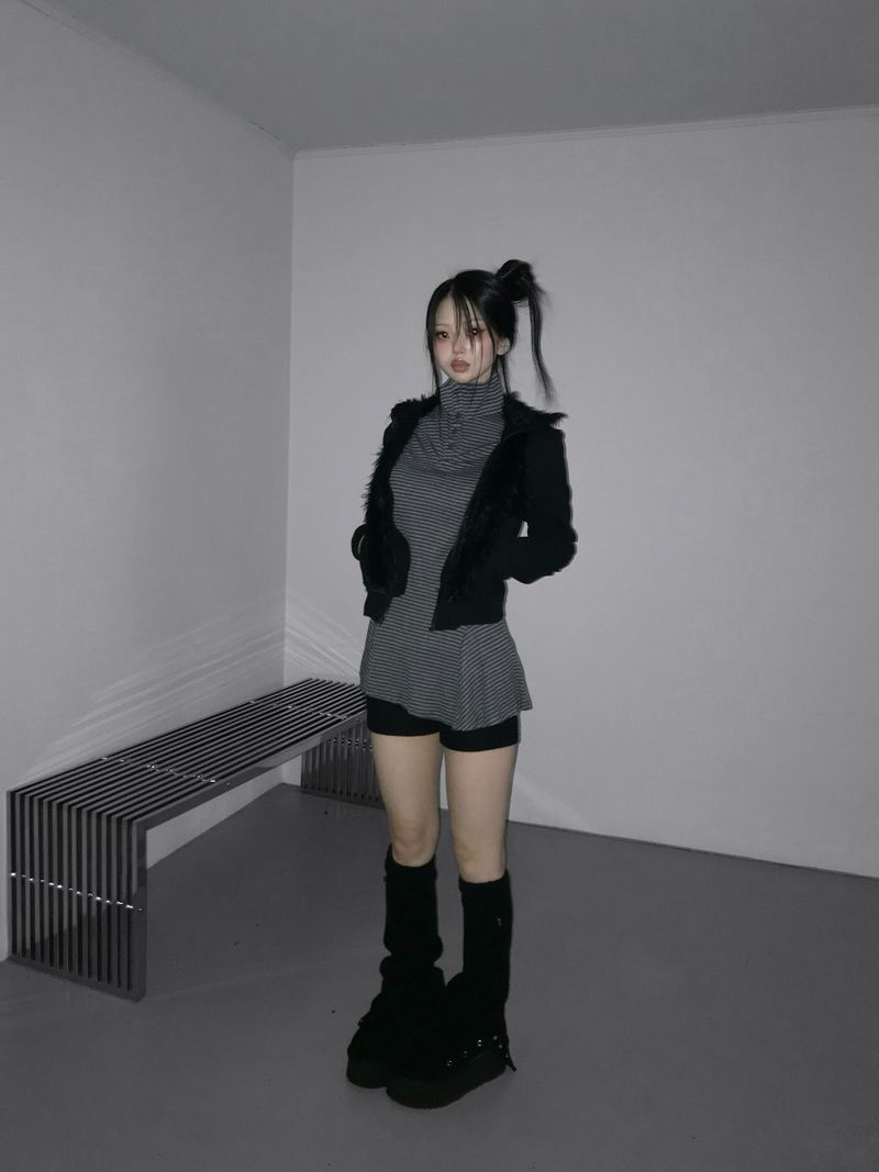 plumage zip-up (2 color)