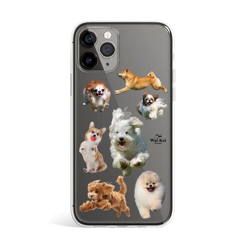 Jelly phone case maltese crew